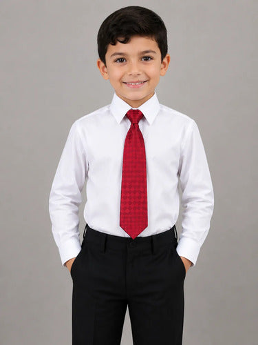 Kit 10-5-3 Gravatas Infantil Com Nó Trabalhada E Regulagem