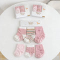 Kit 6 Pares Meia De Bebê Algodão  Menina 00-12 M- Original