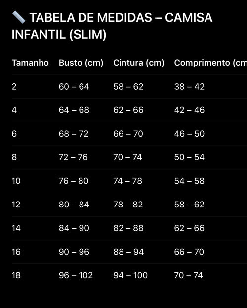 Camisa Social Juvenil Manga Longa Menino Micro Fibra Estrech