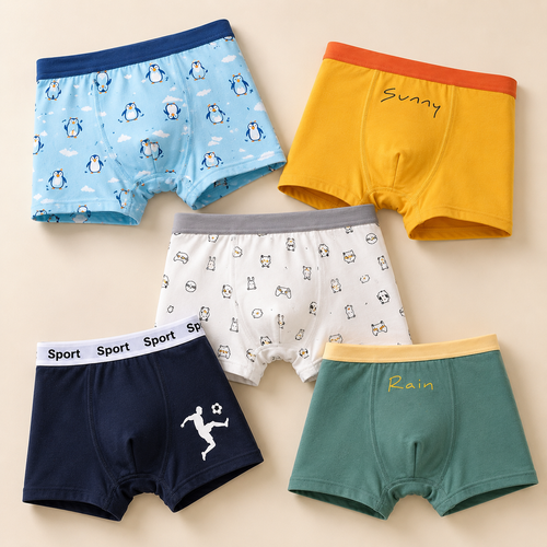 KIT  CUECAS MENINO ALGODÃO VARIADAS 041 (Cópia)